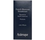 Sonstiges Arabesque French Manicure Schablonen (40 Stück) Aufklebbare Schablonen