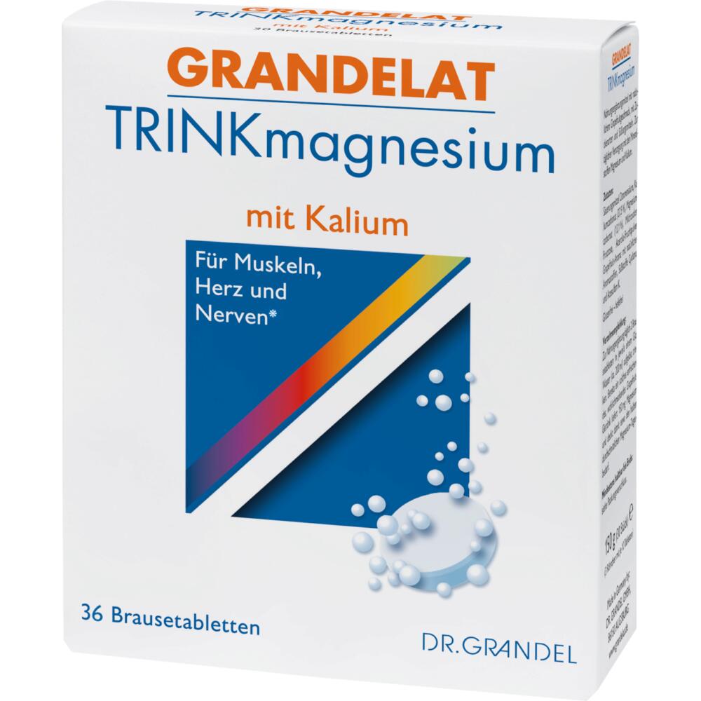 Dr. Grandel Health: Grandelat Trinkmagnesium - Brausetabletten mit Magnesium, Kalium und VitaminC