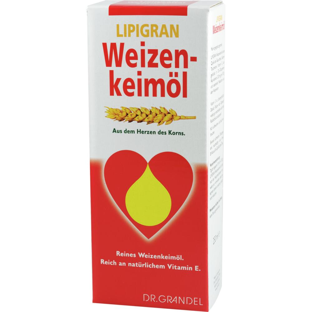 Dr. Grandel: Lipigran Weizenkeimöl 250 ml - From the Living Part of the Wheat Kernel