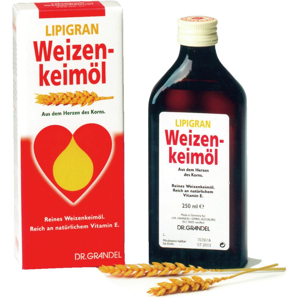 Dr. Grandel Health: Lipigran Weizenkeimöl - Aus dem Herzen des Korns.