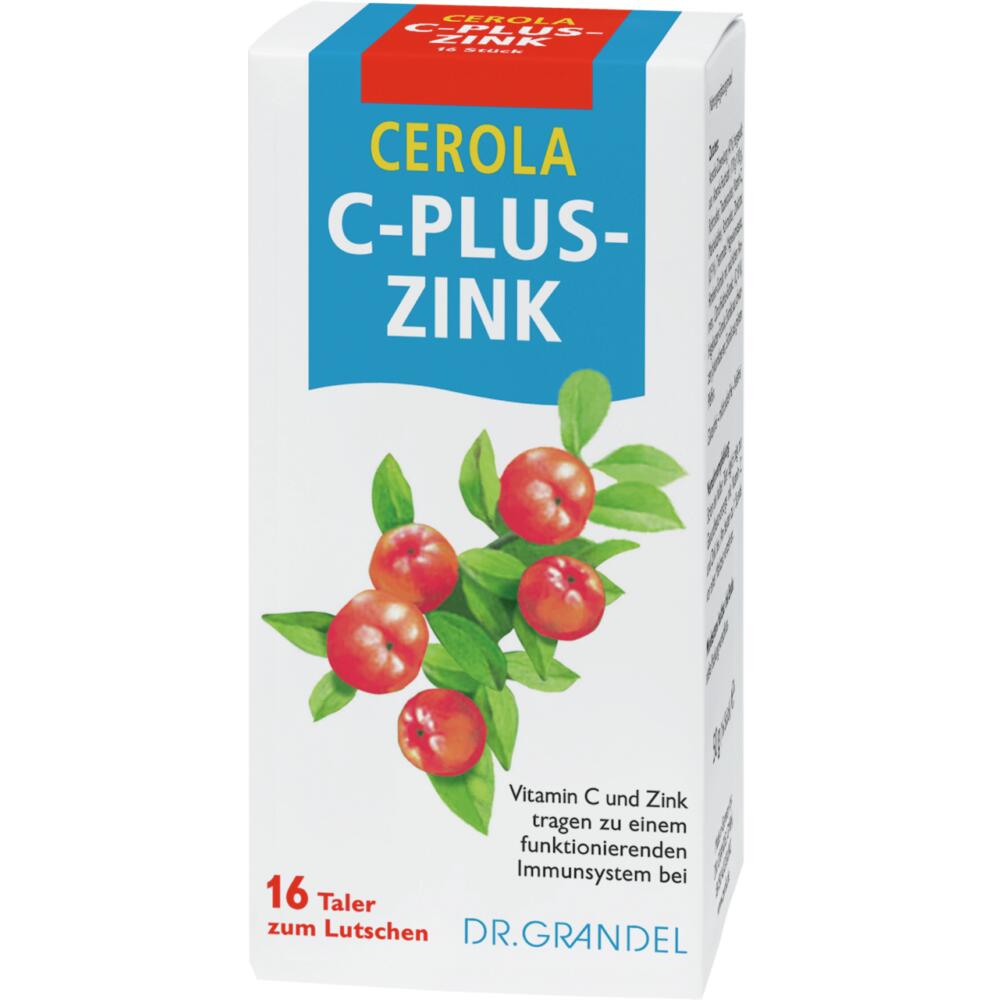 Dr. Grandel: Cerola C-plus-Zink Taler 16 pcs - Vitamin C and Zinc