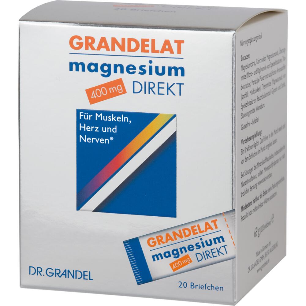 Dr. Grandel Health: Grandelat magnesium direkt - Magnesium-Pulver zur Direkteinnahme