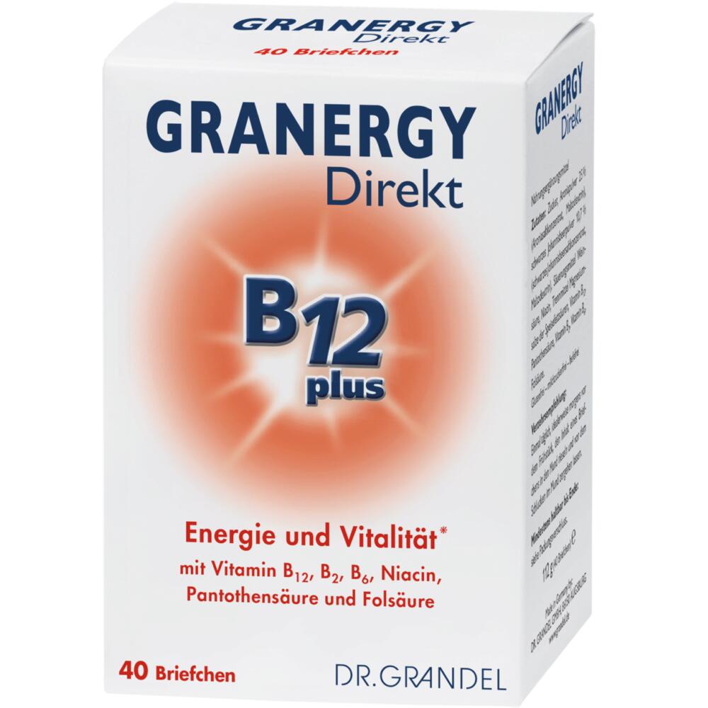 Dr. Grandel: Granergy Direkt B12 plus 40 pcs - Energy and Vitality