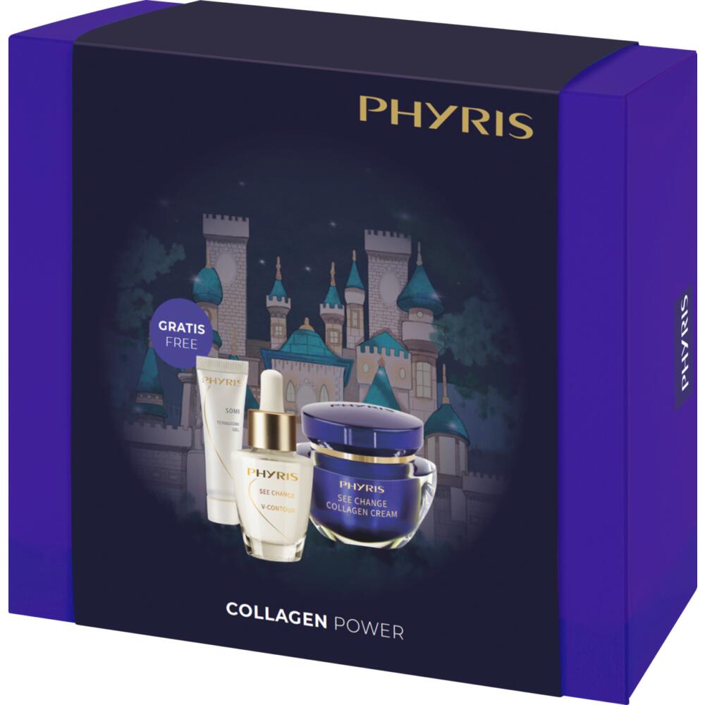 Phyris: Collagen Power Box - Box mit 24 h Creme, Gesichtsserum und Termasomi