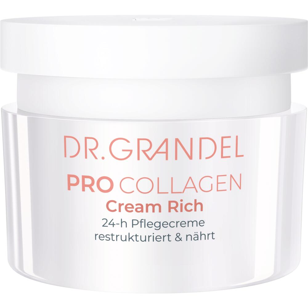 Dr. Grandel: PRO COLLAGEN Cream Rich - Glättende Gesichtscreme für trockene Haut