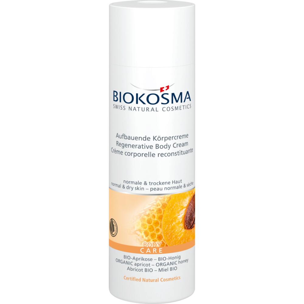 BIOKOSMA: Body Cream Aprikose-Honig - Body Milk für normale & trockene Haut