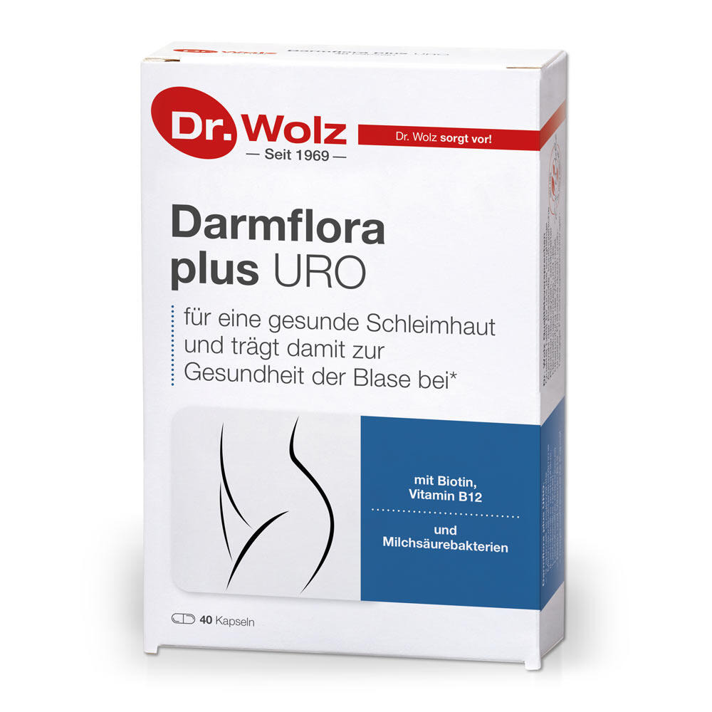 Dr. Wolz: Darmflora plus URO - Für eine gesunde Schleimhaut und Blase
