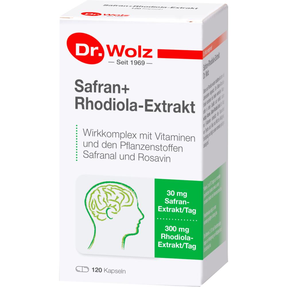 Dr. Wolz: Safran+Rhodiola-Extrakt - Für die Gesundheit von Psyche & Geist