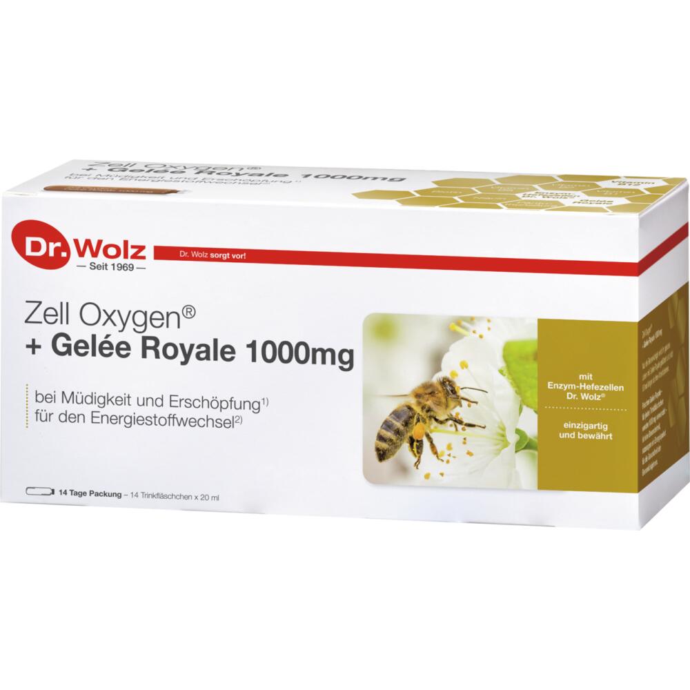 Dr. Wolz: Zell Oxygen + Gelée Royale 1000mg - Stärkung & Regeneration - Anti- Aging