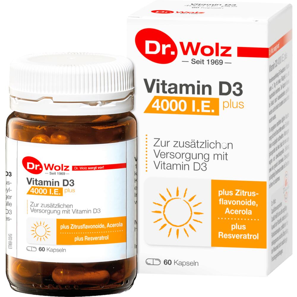 Dr. Wolz: Vitamin D3 4000 I.E. plus - 
