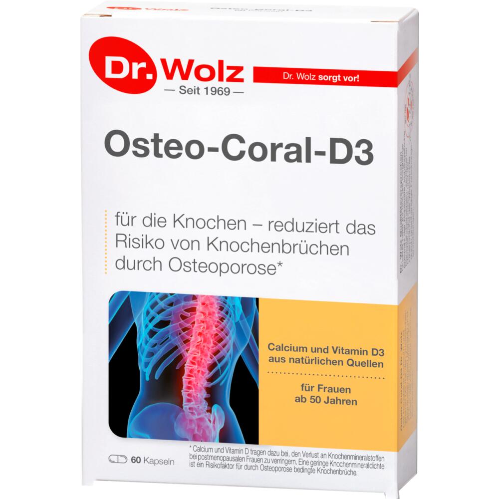 Dr. Wolz: Osteo-Coral-D3 - Diätetische Behandlung von Osteoporose