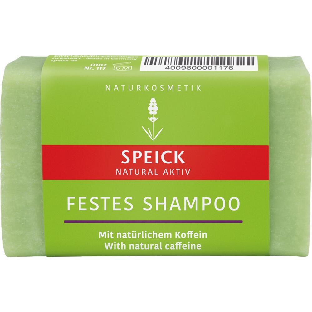 SPEICK: Festes Shampoo mit natürlichem Koffein - Naturkosmetik Seife für geschwächtes Haar