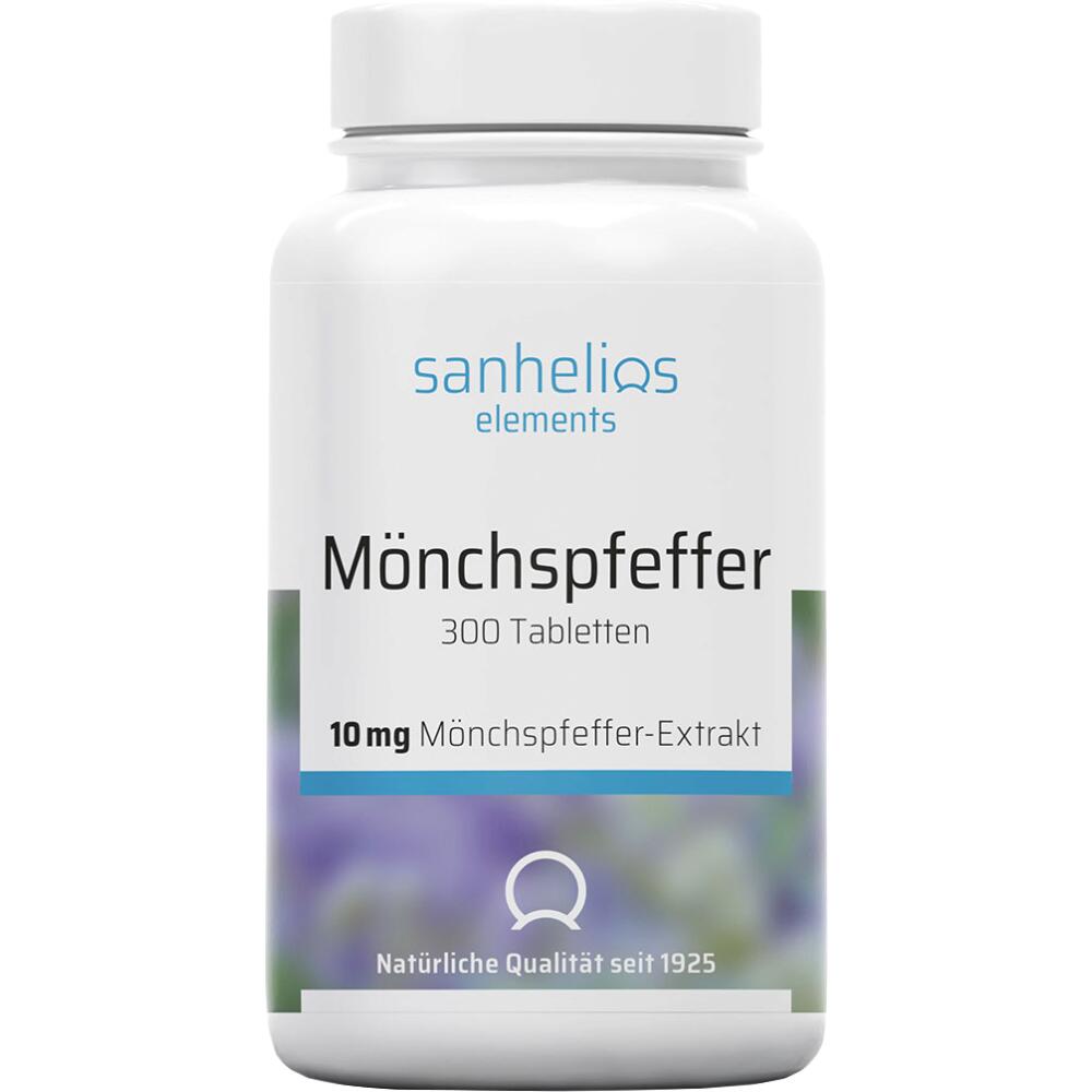 Sanhelios: Mönchspfeffer Tabletten - Hochdosierte Tabletten mit je 10mg Mönchspfeffer