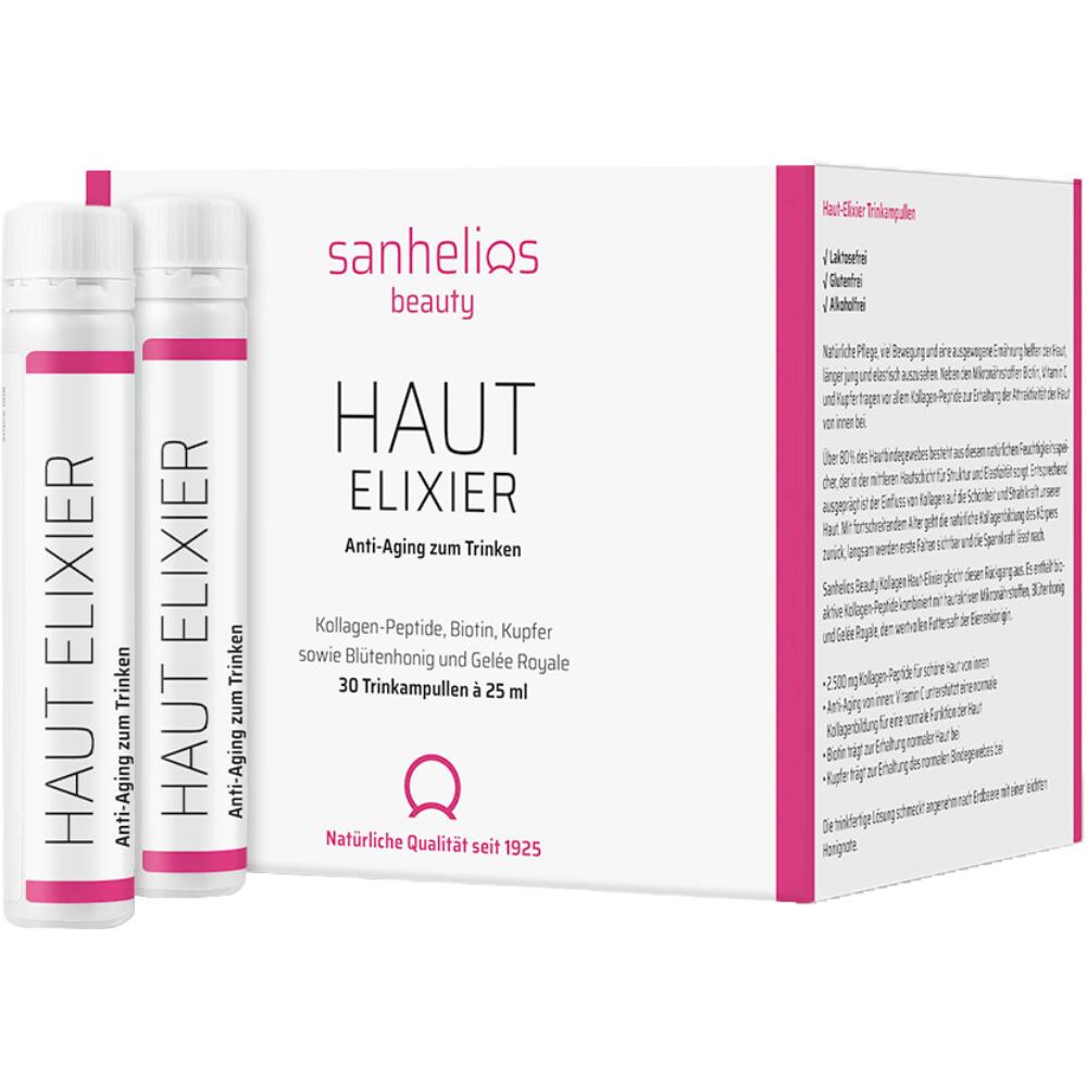 Sanhelios: Beauty Kollagen Haut Elixier - Trinkampullen - Das Anti-Aging von innen