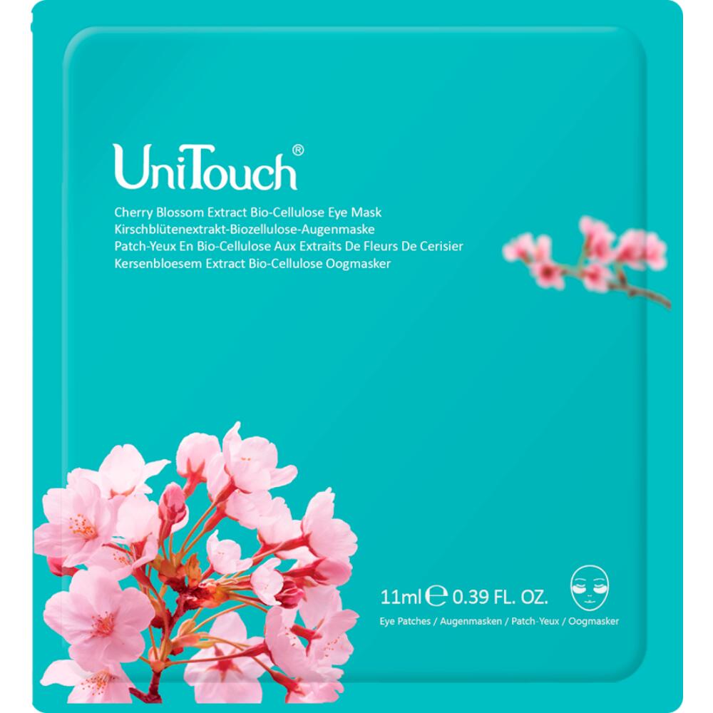 UniTouch : Kirschblütenextrakt-Biozellulose-Augenmaske - Anti-Falten Augen Pads