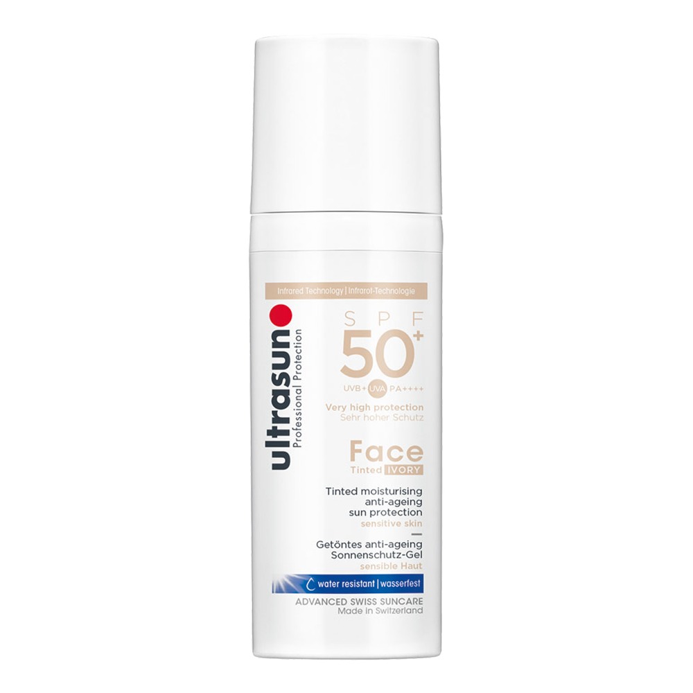 Ultrasun AntiAge Tinted Ivory SPF50+ Tagespflege mit