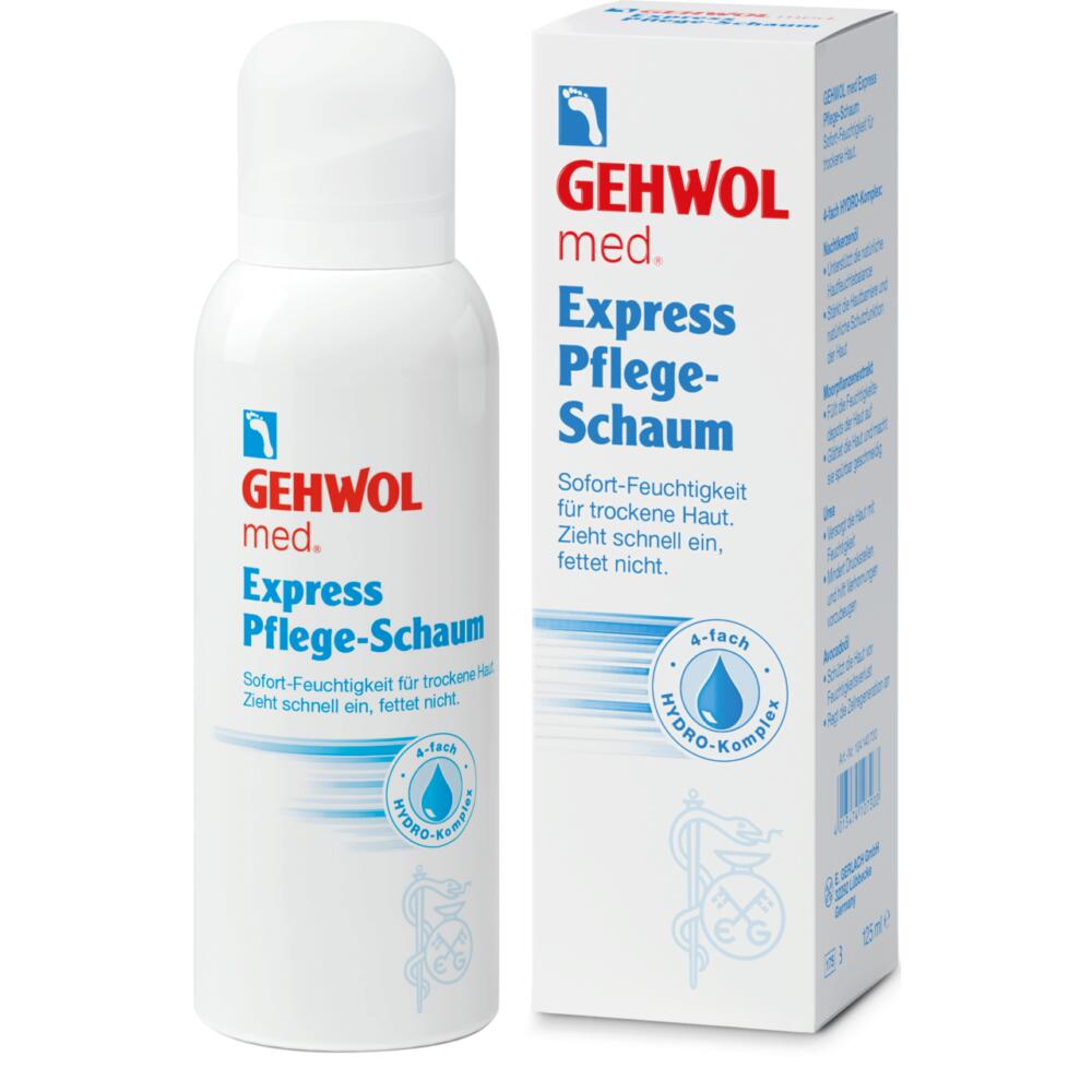 GEHWOL: Express Pflege-Schaum - Sofort-Pflege für trockene Haut