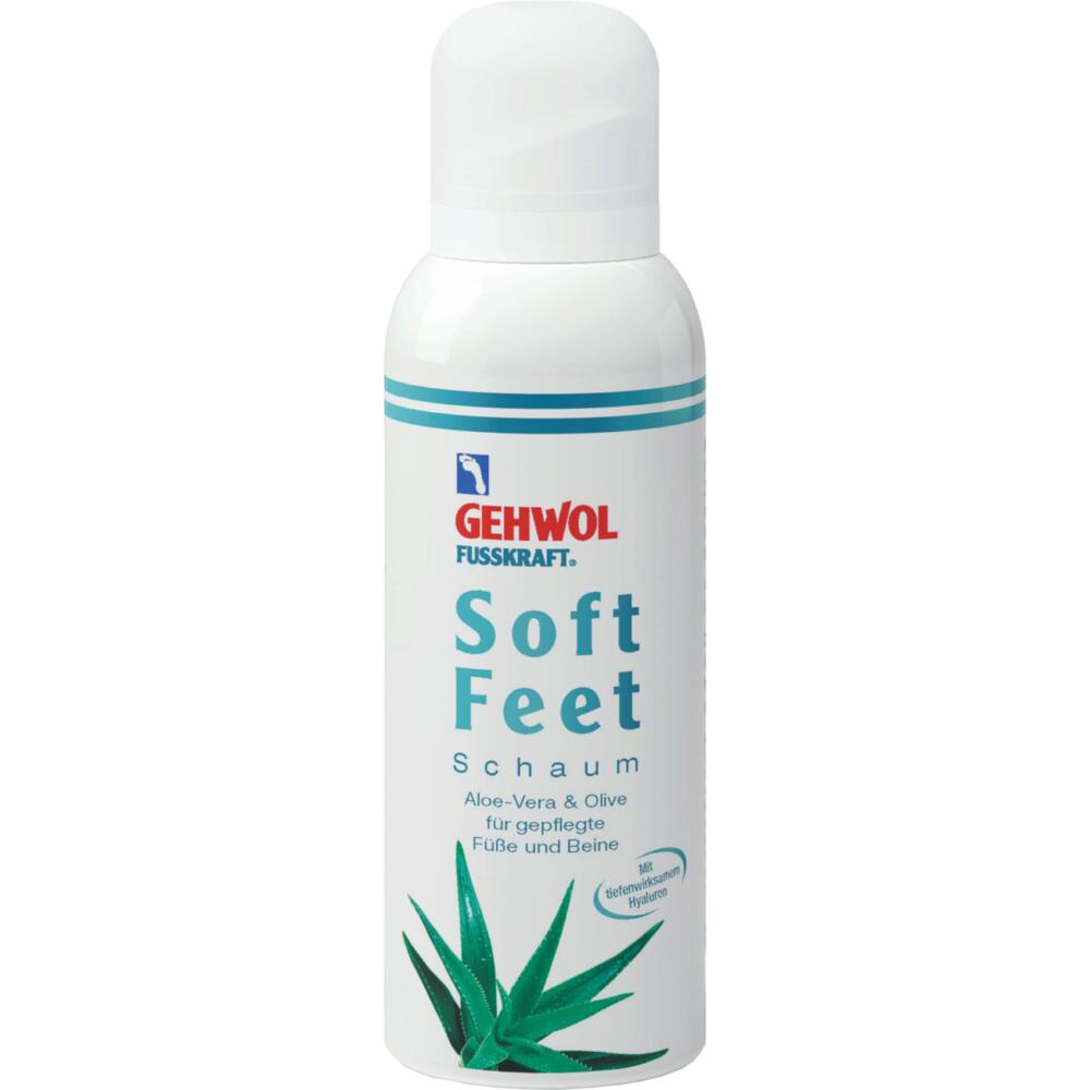 GEHWOL: Soft Feet Schaum - Fußschaum mit Hyaluron, Aloe-Vera & Olive