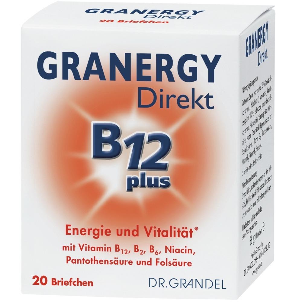Dr. Grandel: Granergy Direkt B12 plus 20 pcs - Energy and Vitality
