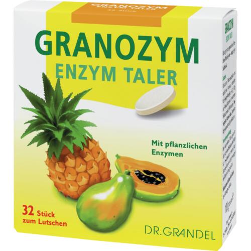 Enzymes & Coenzymes Dr. Grandel Granozym Enzym Taler 32 pcs With plant-sourced enzymes