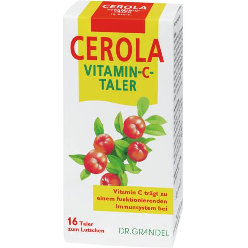 Vitamins & Bioflavonoids Dr. Grandel Cerola Vitamin-C-Taler 16 pcs Vitamin C 