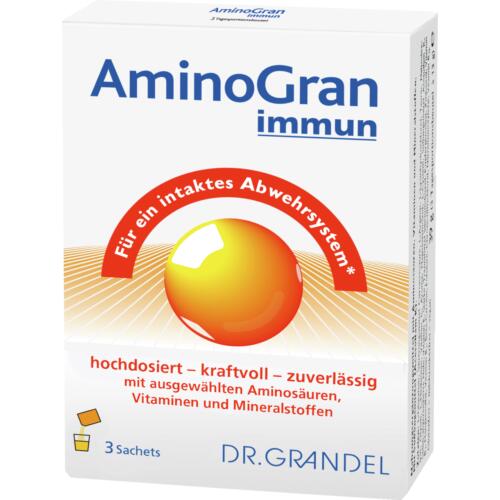 Amino Acids & Lactic Acid Bacteria Dr. Grandel Aminogran immun 7 Sachets For an intact defense system* 