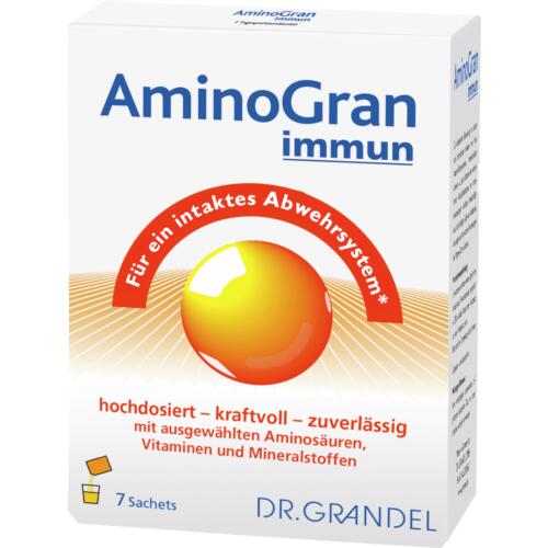 Amino Acids & Lactic Acid Bacteria Dr. Grandel Aminogran immun 14 Sachets For an intact defense system* 
