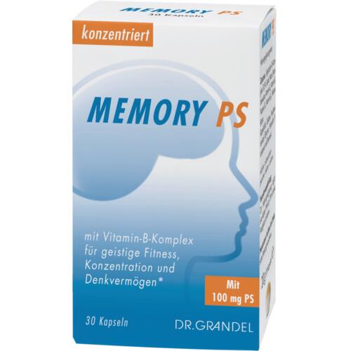 Memory & Concentration Dr. Grandel Memory PS 30 capsules with 100 mg PS