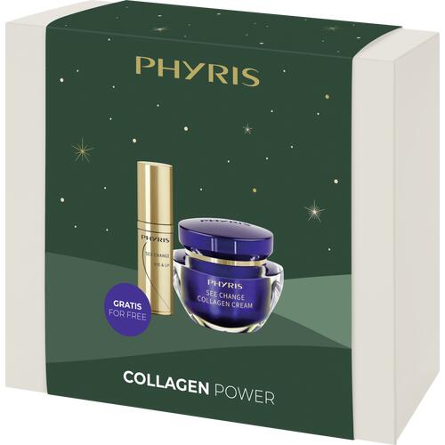Geschenkboxen Phyris Geschenkbox Collagen Power Set mit 24 h Creme und Eye & Lip