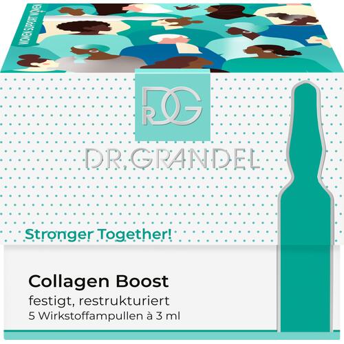 Ampullen Dr. Grandel Collagen Boost - Women Support Women Ampullen mit '360° Wirkung' festigen und restrukturieren