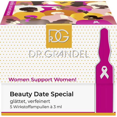 Ampullen Dr. Grandel Beauty Date - Women Support Women Glättet, verfeinert, für einen rosig-schönen Teint