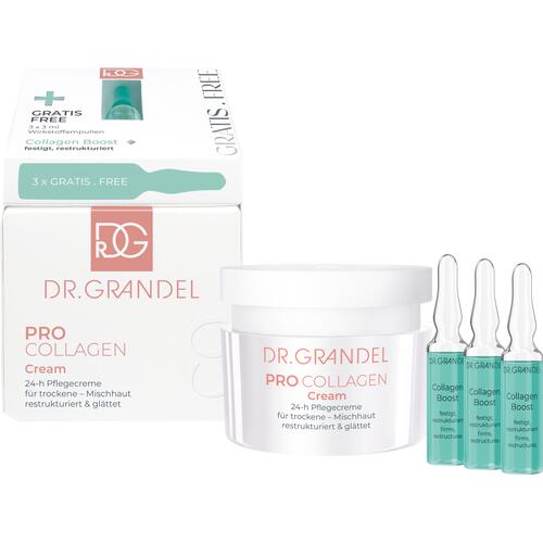 PRO COLLAGEN Dr. Grandel Collagen Bundle Set met 24-uurscrème en verstevigende ampullen