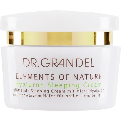 Elements of Nature Dr. Grandel Hyaluron Sleeping Cream Naturkosmetik Nachtpflege für pralle, glatte Haut
