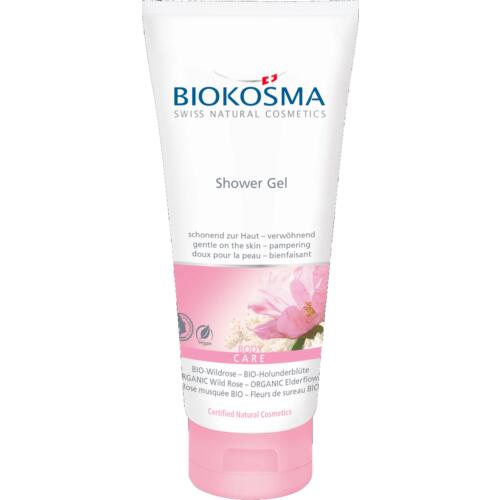 Shower & Body Natrue BIOKOSMA Shower Gel Wildrose & Holunderblüte Natürliches Duschvergnügen