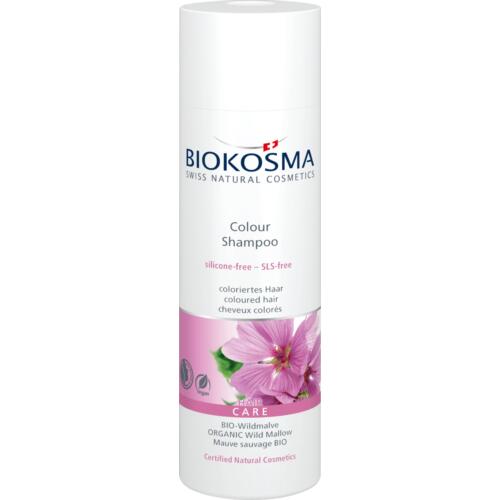 Haarpflege BIOKOSMA Colour Shampoo Wildmalve Naturkosmetik Shampoo für coloriertes Haar