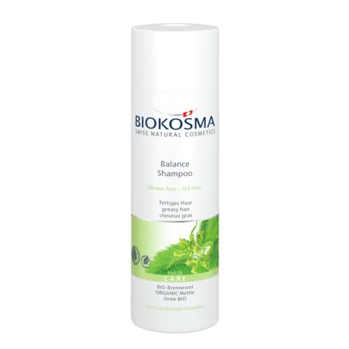 Haarpflege BIOKOSMA Shampoo Balance Brennessel Naturkosmetik Shampoo für fettige Haare
