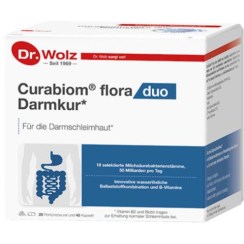 Darmgesund Dr. Wolz Curabiom flora duo Darmkur - für die Darmschleimhaut