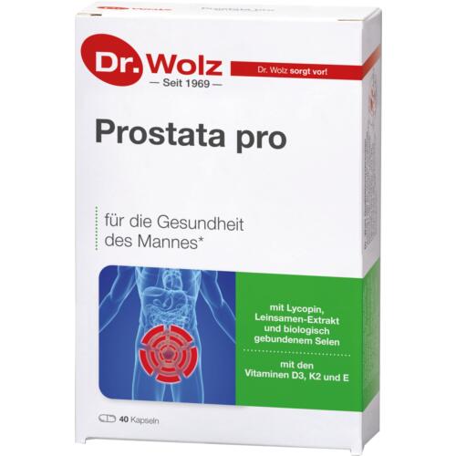 Speziell für Frau & Mann Dr. Wolz Prostata pro Kapseln Schutz für den Mann