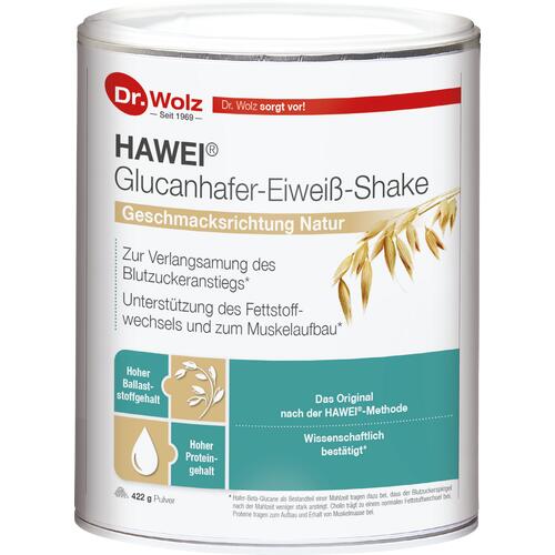  Dr. Wolz HAWEI ® Glucanhafer-Eiweiß-Shake Natur Für Blutzuckerbalance & Muskelaufbau