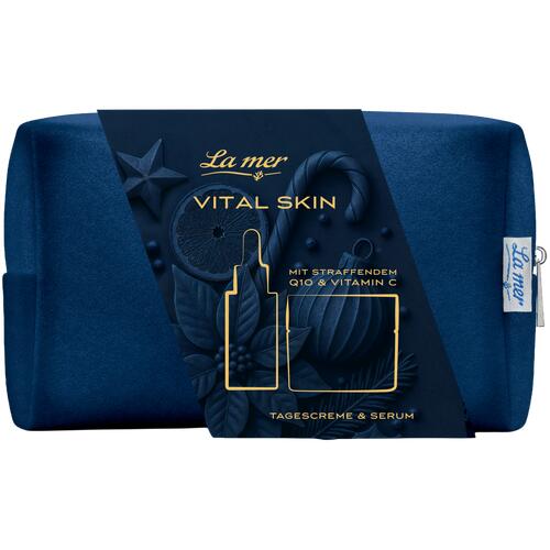 Geschenksets La mer Vital Skin Geschenkset Anti-Aging Set mit stilvoller Kosmetiktasche