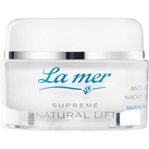 Supreme Natural Lift La mer Anti Age Cream Nacht reduziert die Faltentiefe & regeneriert über Nacht