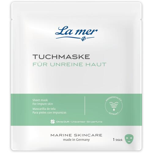  La mer Tuchmaske für Unreine Haut Für einen verfeinerten Teint