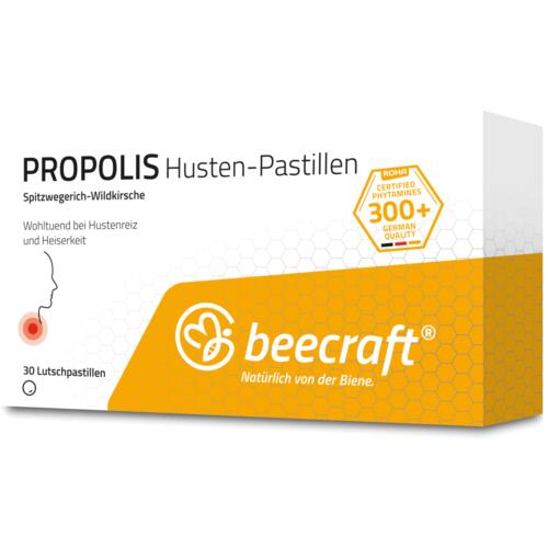 Propolis beecraft PROPOLIS Husten-Pastillen Bei Hustenreiz und Heiserkeit