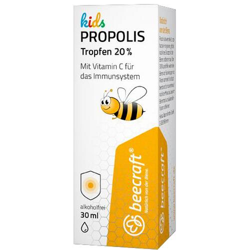 Propolis beecraft Kids Propolis Tropfen 20% Propolis Tropfen Zur Unterstützung des Immunsystems