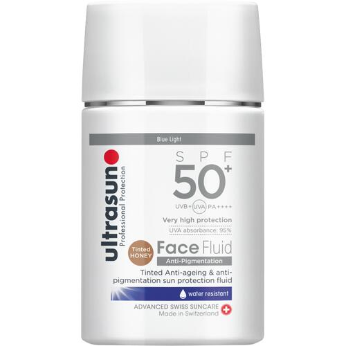 Face Ultrasun Face Fluid Anti-Pigmentation Getöntes Anti‑Pigmentierungs‑Sonnenfluid