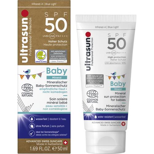   Baby Mineral SPF50 Sonnenschutz für überempfindliche Baby Haut