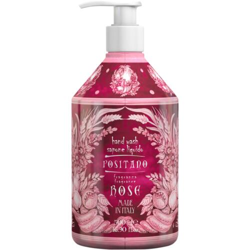 Flüssige Handseife Rudy Profumi Soap Positano Rose Rosenblüten, Rosenholz und Veilchen