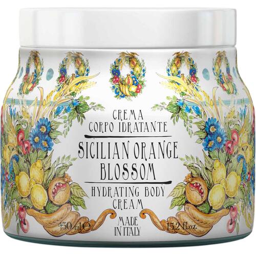 Körpercremen Rudy Profumi Sicilian Orange Blossom Feuchtigkeitsspendende, intensiv duftende und nicht fettende Körpercreme