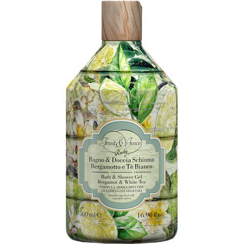 Fruit & Juice Rudy Profumi Bergamot & White Tea Bade- und Duschschaum mit zitrisch-frischem Bergamotte-Duft