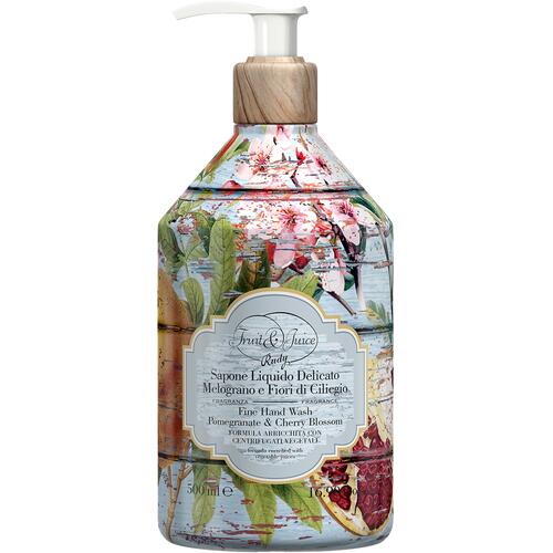 Fruit & Juice Rudy Profumi Pomegranate & Cherry Blossom Flüssige Handseife mit fruchtig-frischen Duft